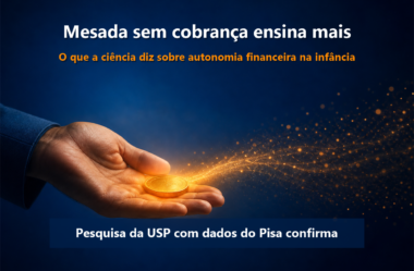 Mesada sem cobrança ensina mais: o que a ciência diz sobre autonomia financeira na infância