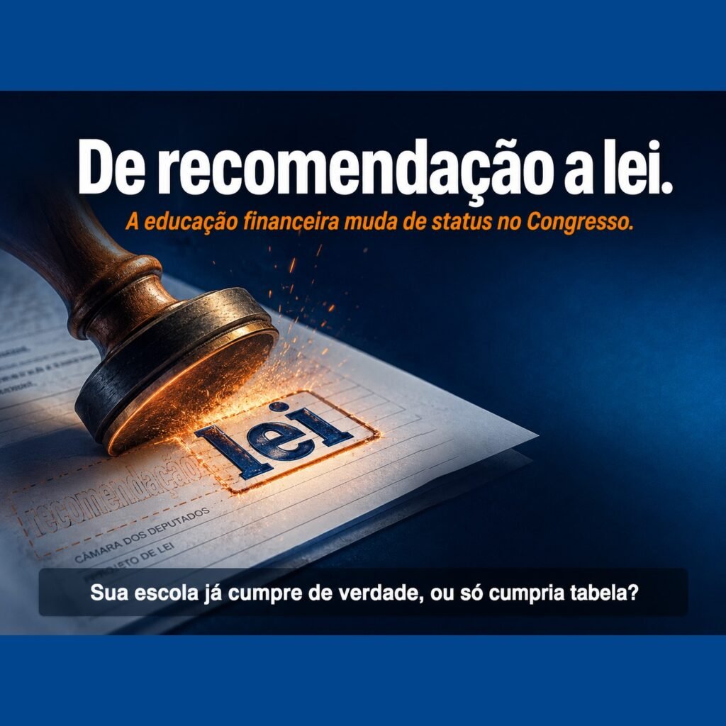 Educação financeira vai deixar de ser recomendação da BNCC para virar exigência da LDB: sua escola já está pronta para essa cobrança?