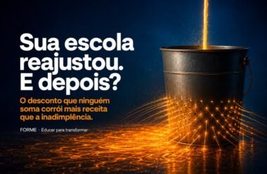 O reajuste da sua escola leva três reuniões. O desconto é decidido em cinco minutos.