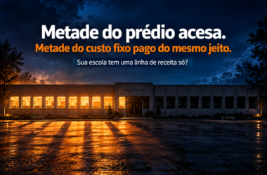 Sua escola tem uma linha de receita só. E ela só pode ser mexida uma vez por ano.
