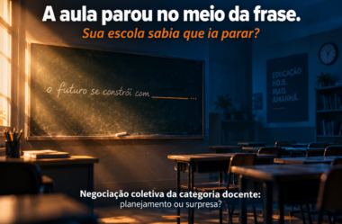 Sua escola tem calendário letivo. Tem plano para quando a categoria entra em greve?