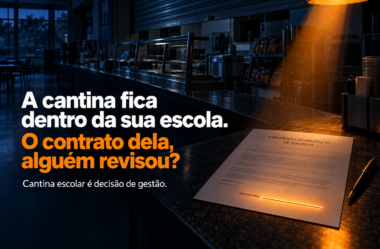 A cantina da sua escola é um contrato que ninguém gerencia. O projeto dos ultraprocessados vai cobrar isso.
