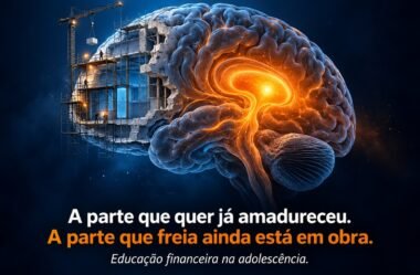 O cérebro do seu aluno adolescente ainda está construindo o freio. E o dinheiro já está na mão dele.