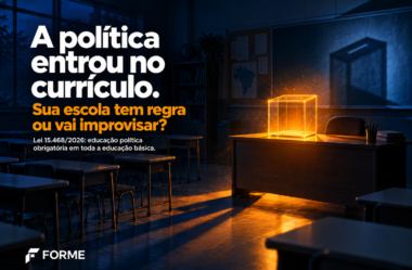 Política virou conteúdo obrigatório e o segundo turno é dia 25. Sua escola tem regra ou vai improvisar?